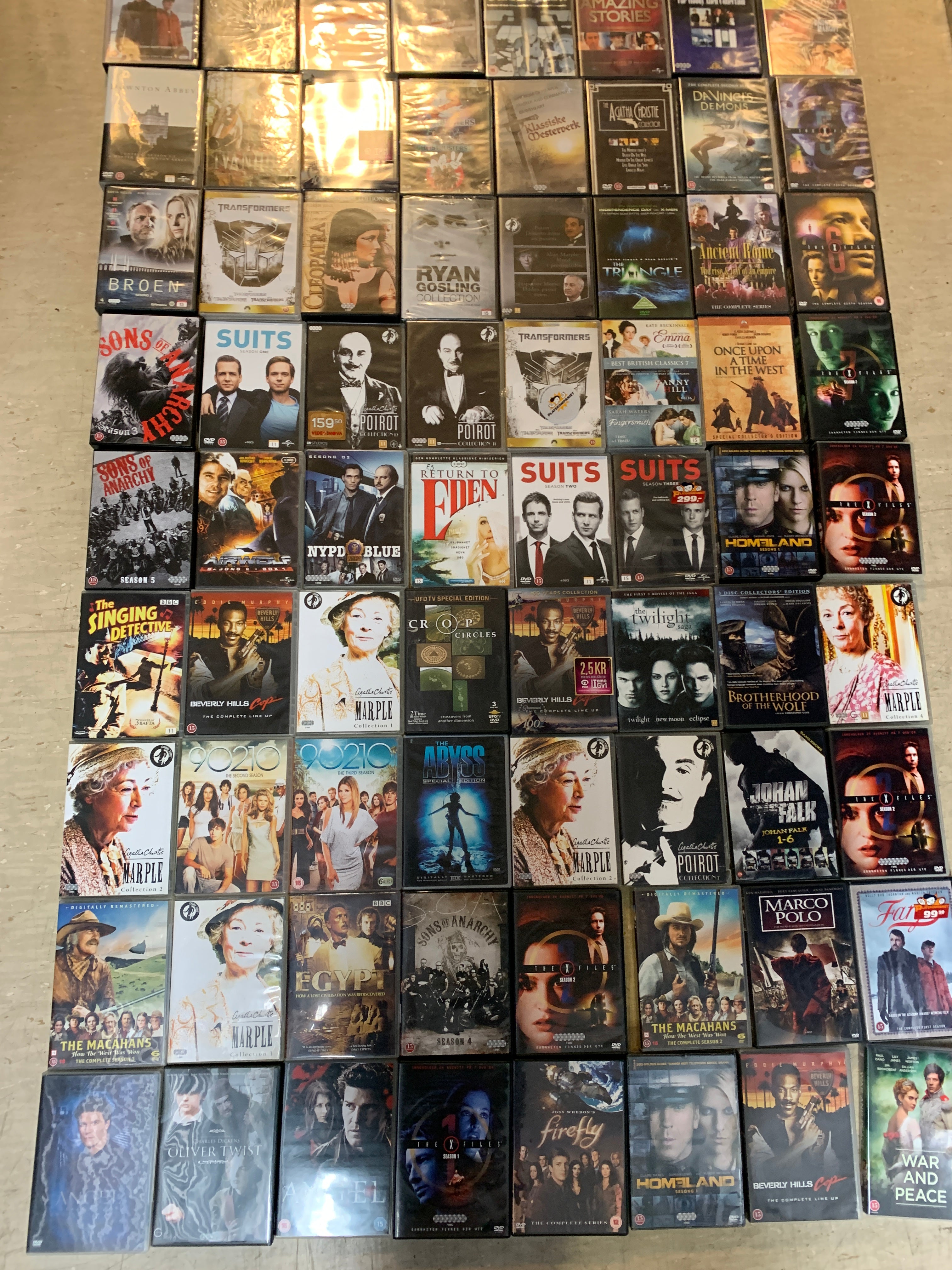 Samling DVD samlebokser nr. 7
