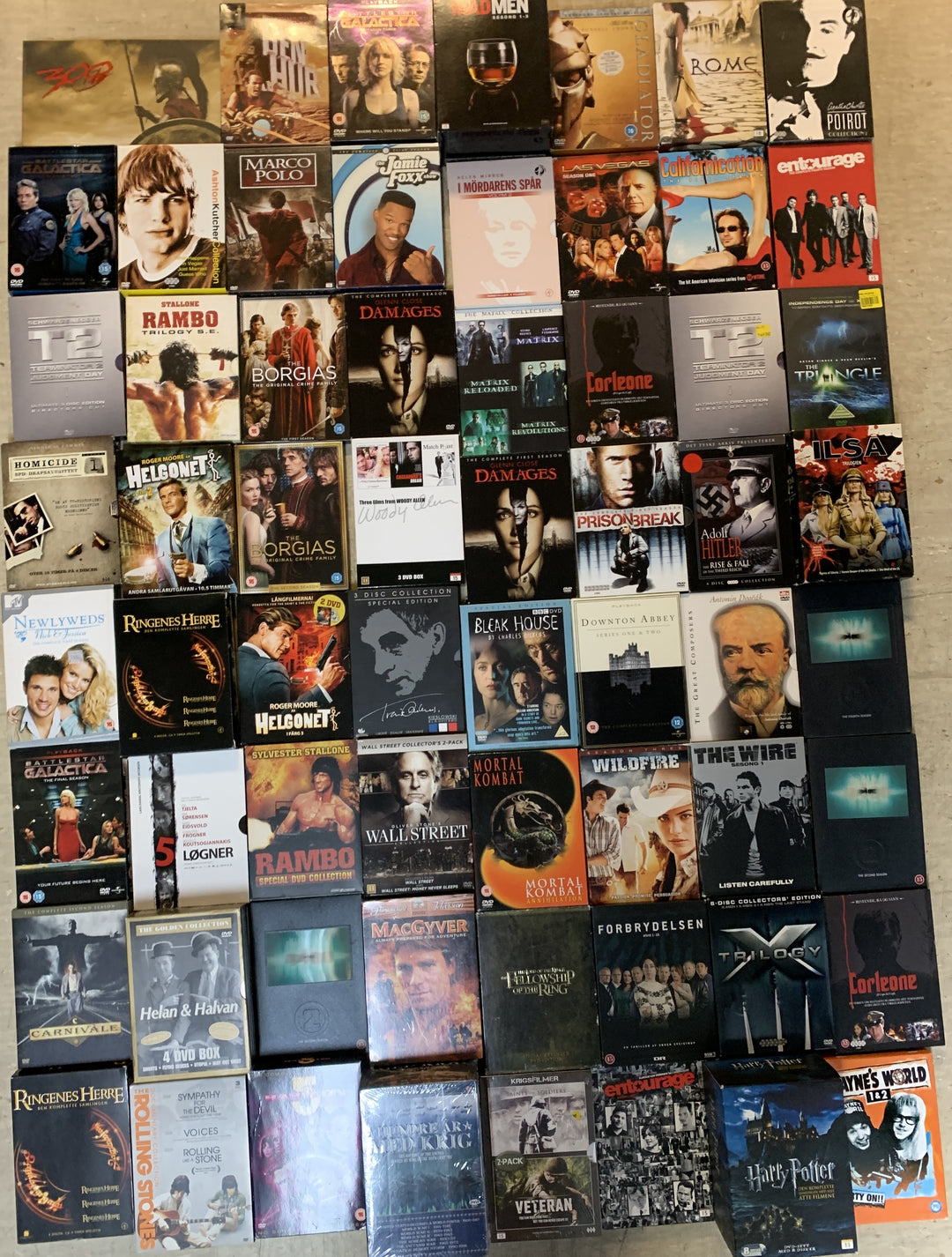 Samling DVD samlebokser nr. 8