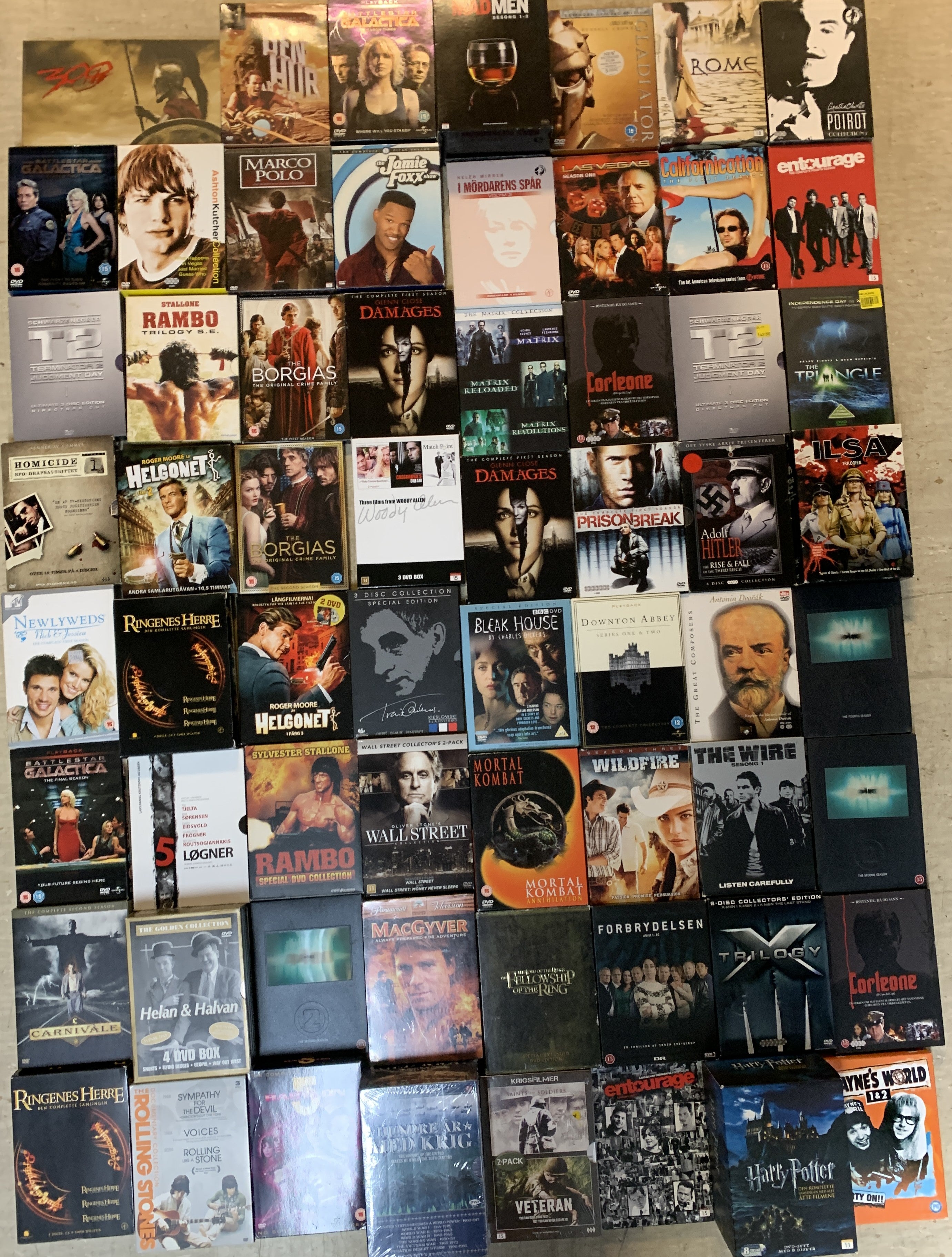 Samling DVD samlebokser nr. 8