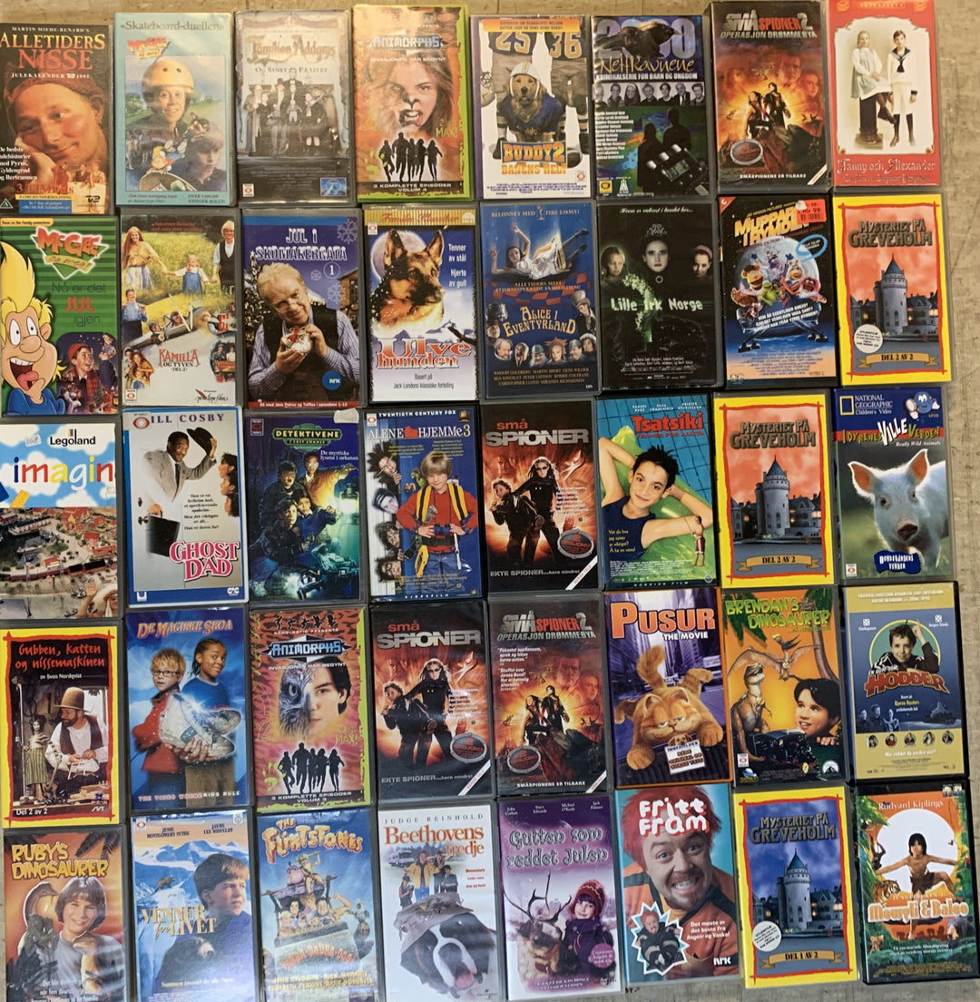 Samling VHS-filmer nr. 2
