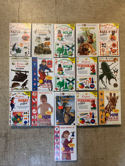 Samling VHS-filmer nr. 4