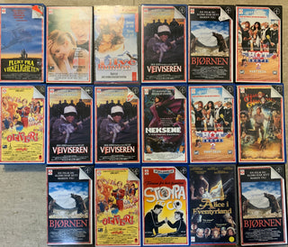 Samling VHS-filmer nr. 5