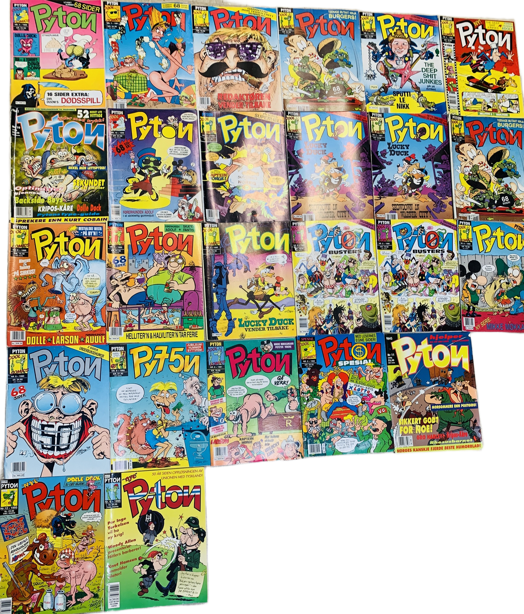 Samling Pyton tegneserier