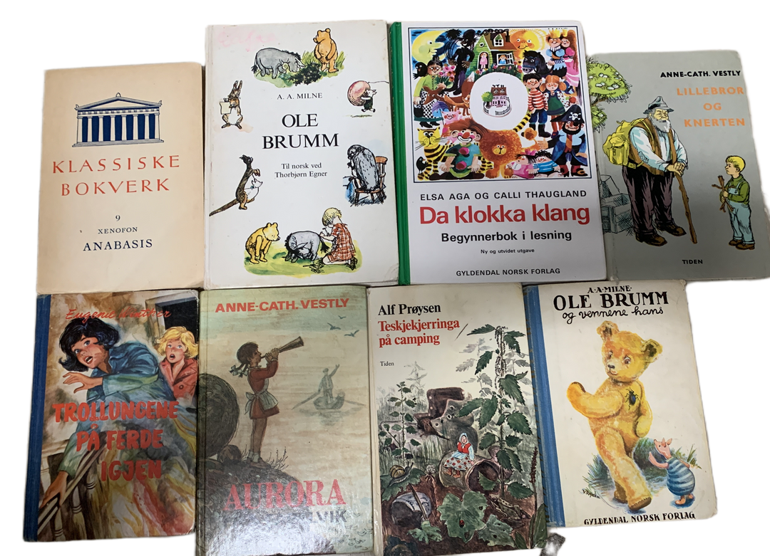 Klassiske barnebøker og Ole Brumm-bøker