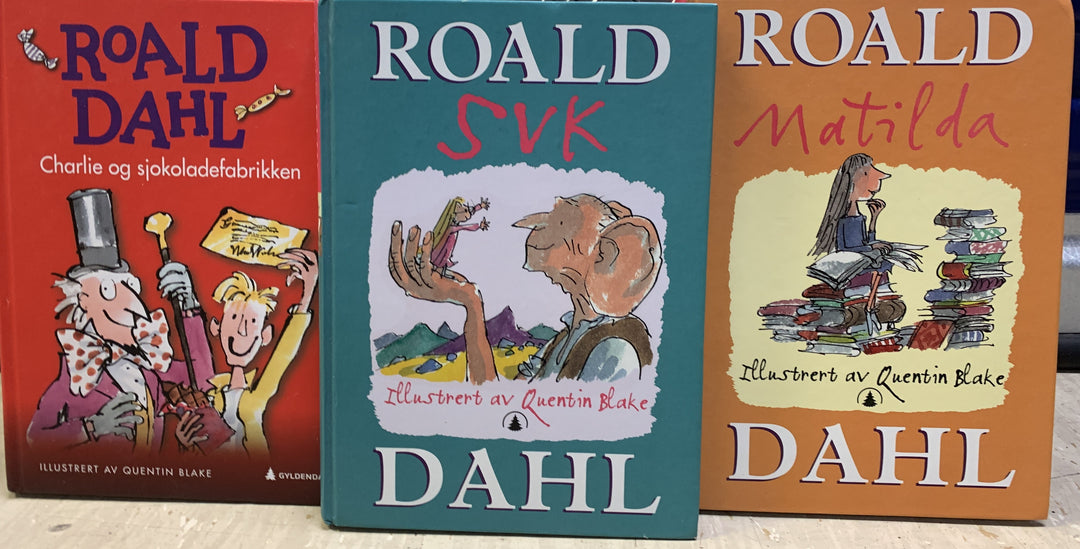 Samling barnebøker Roald Dahl