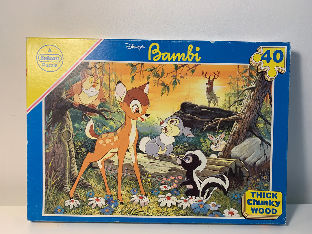 Disney Bambi trepuslespill – Falcon Puzzle (40 brikker)
