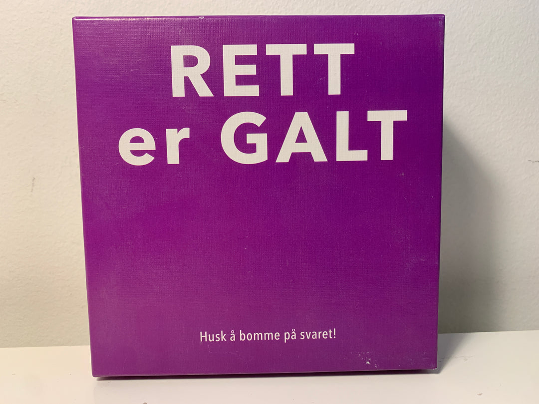 Rett er Galt brettspill