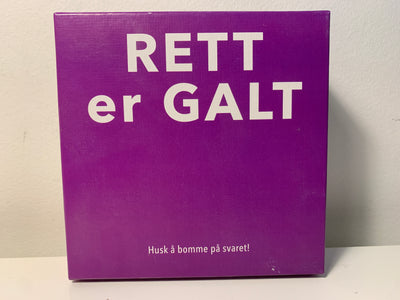 Rett er Galt brettspill