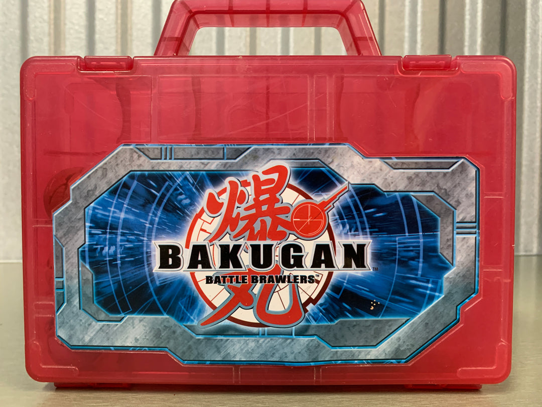 Bakugan Battle Brawlers BakuBox oppbevaringskoffert – rød - med flere Battle Brawlers inni