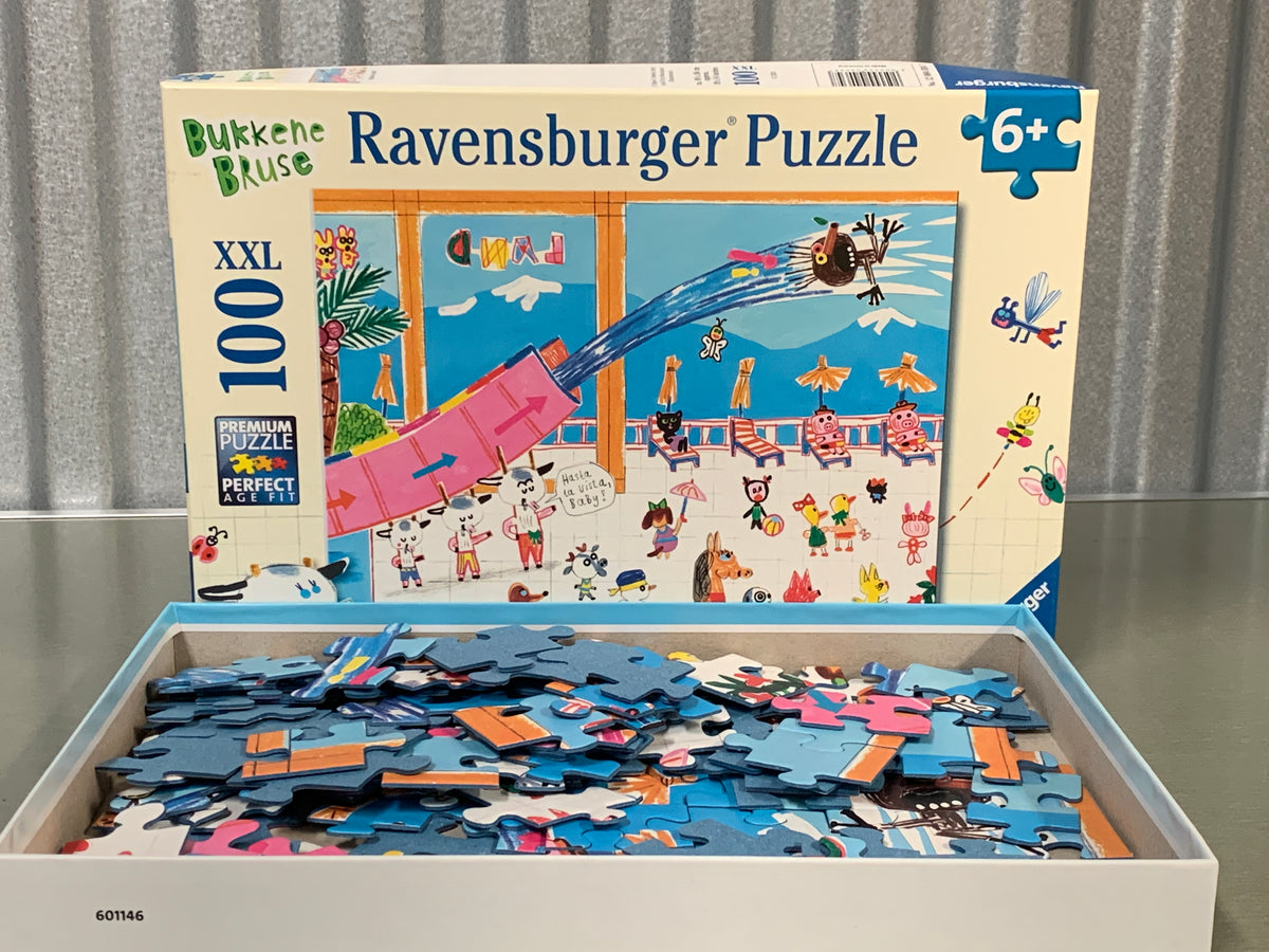 Ravensburger Bukkene Bruse XXL puslespill – 100 brikker