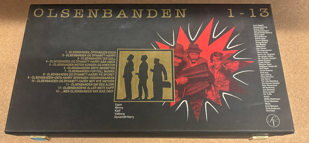 Olsenbanden Jubileumsboks / Bokssett. NB: ikke komplett - se bilde 2