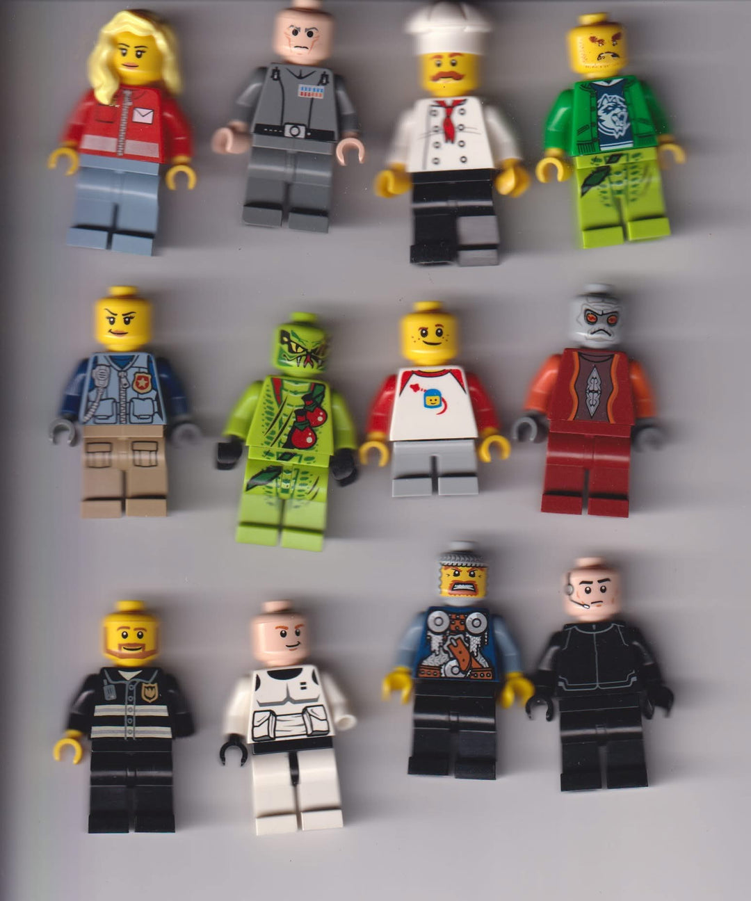 LEGO minifigurer – 12 stk. (City, Ninjago m.fl.)