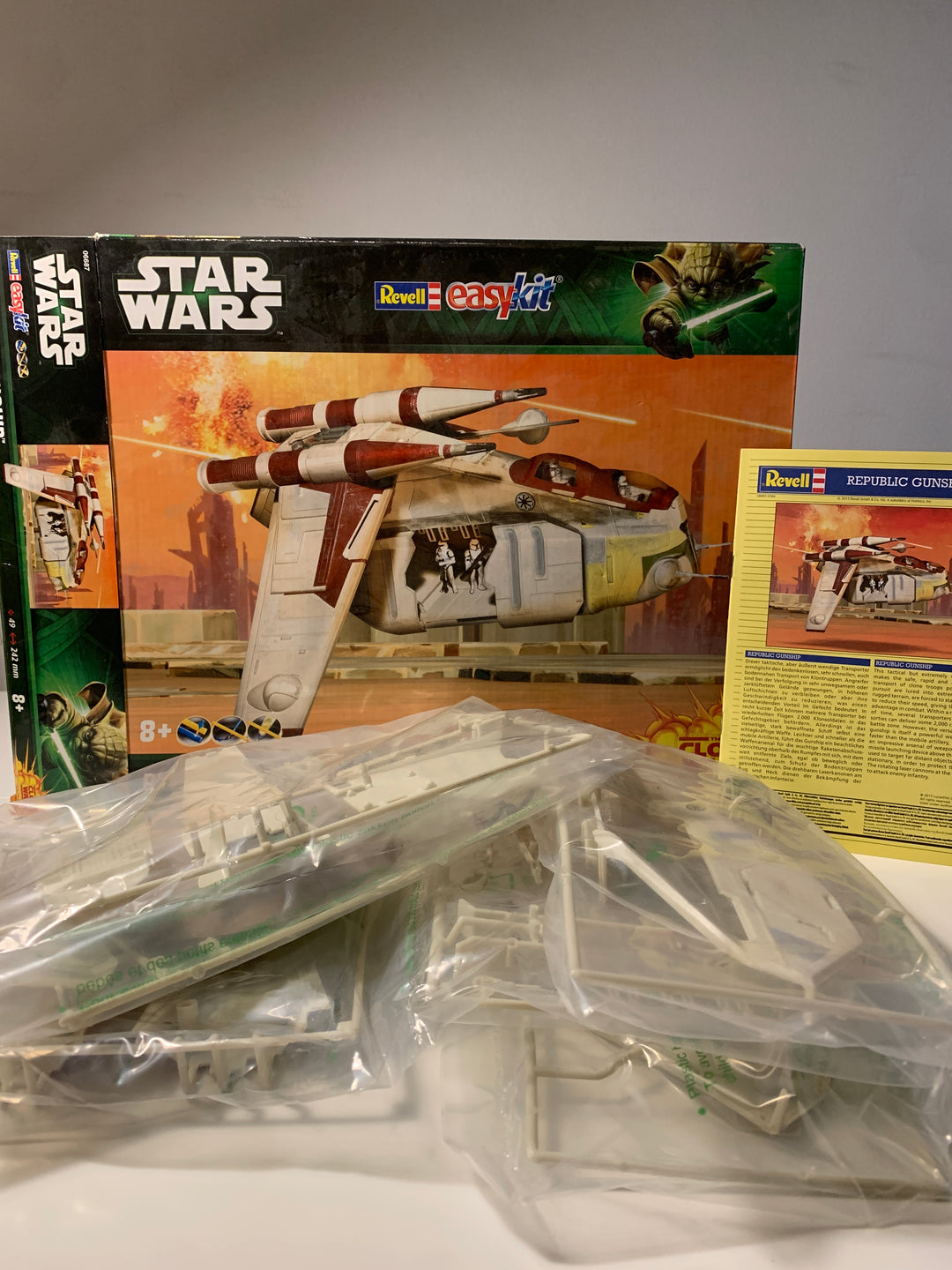 Star Wars Revell Easykit Republic Gunship byggesett