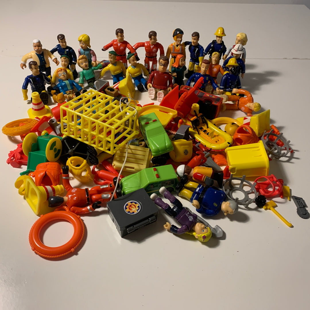 Brannmann Sam – stor samling figurer, kjøretøy og tilbehør