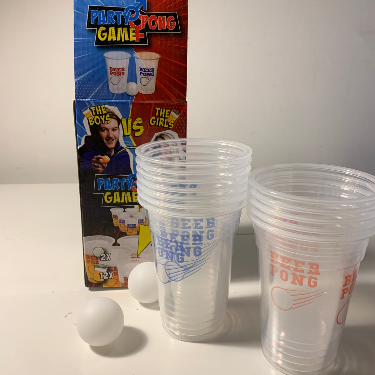 Party Pong Game – Beer Pong sett