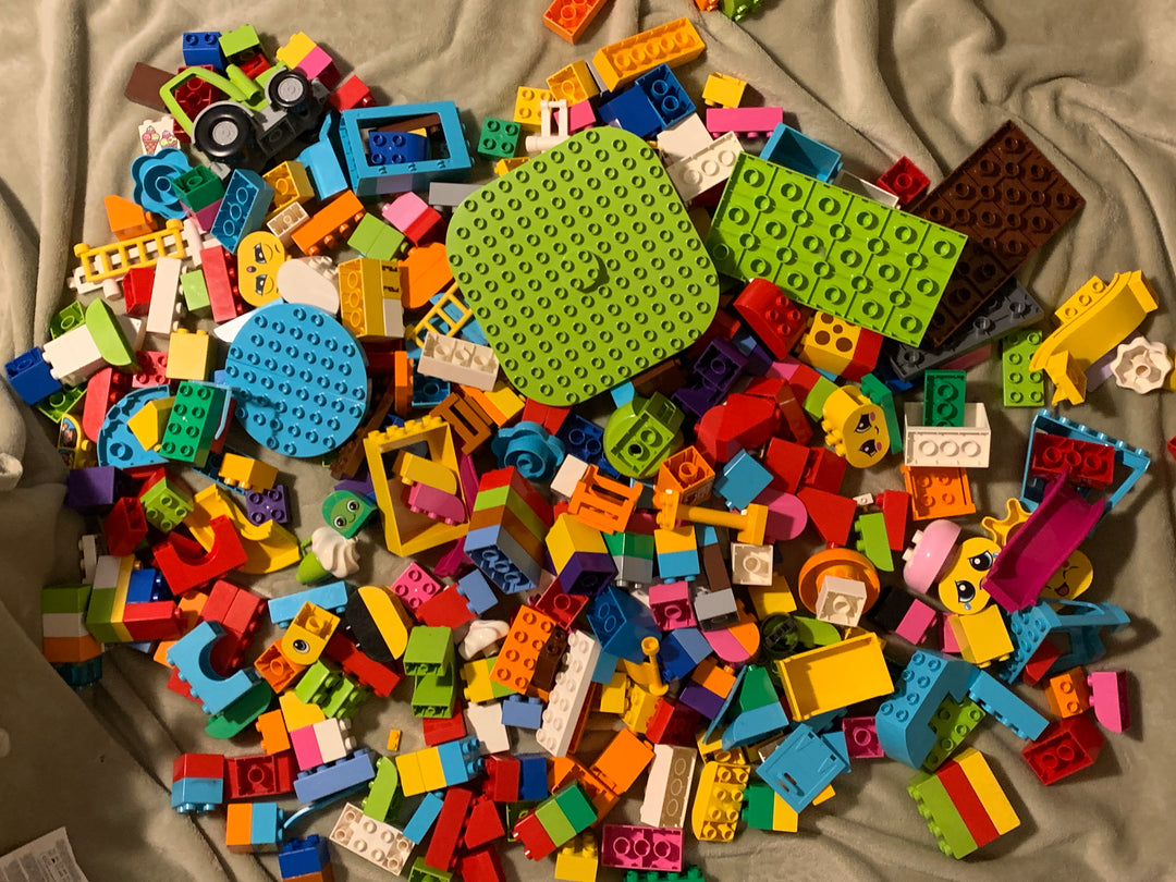 LEGO Duplo blandet klossesett med baseplate