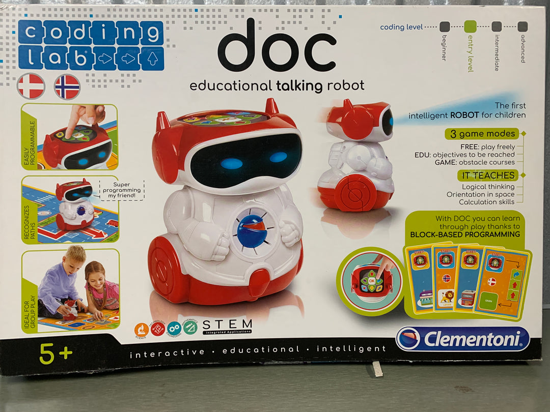 Clementoni Coding Lab DOC Educational Talking Robot
