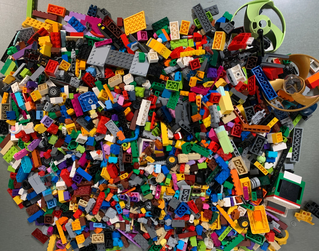 LEGO – stort parti løse klosser og deler