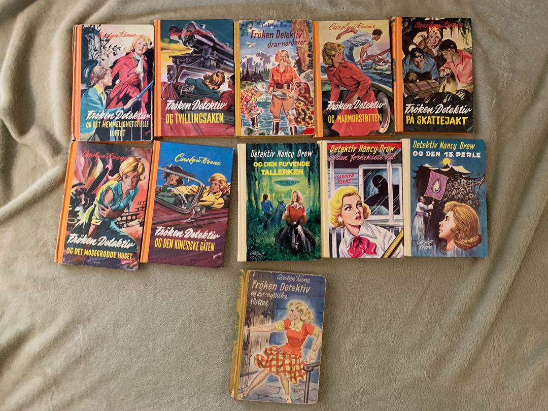 Frøken Detektiv / Nancy Drew (11 bøker)
