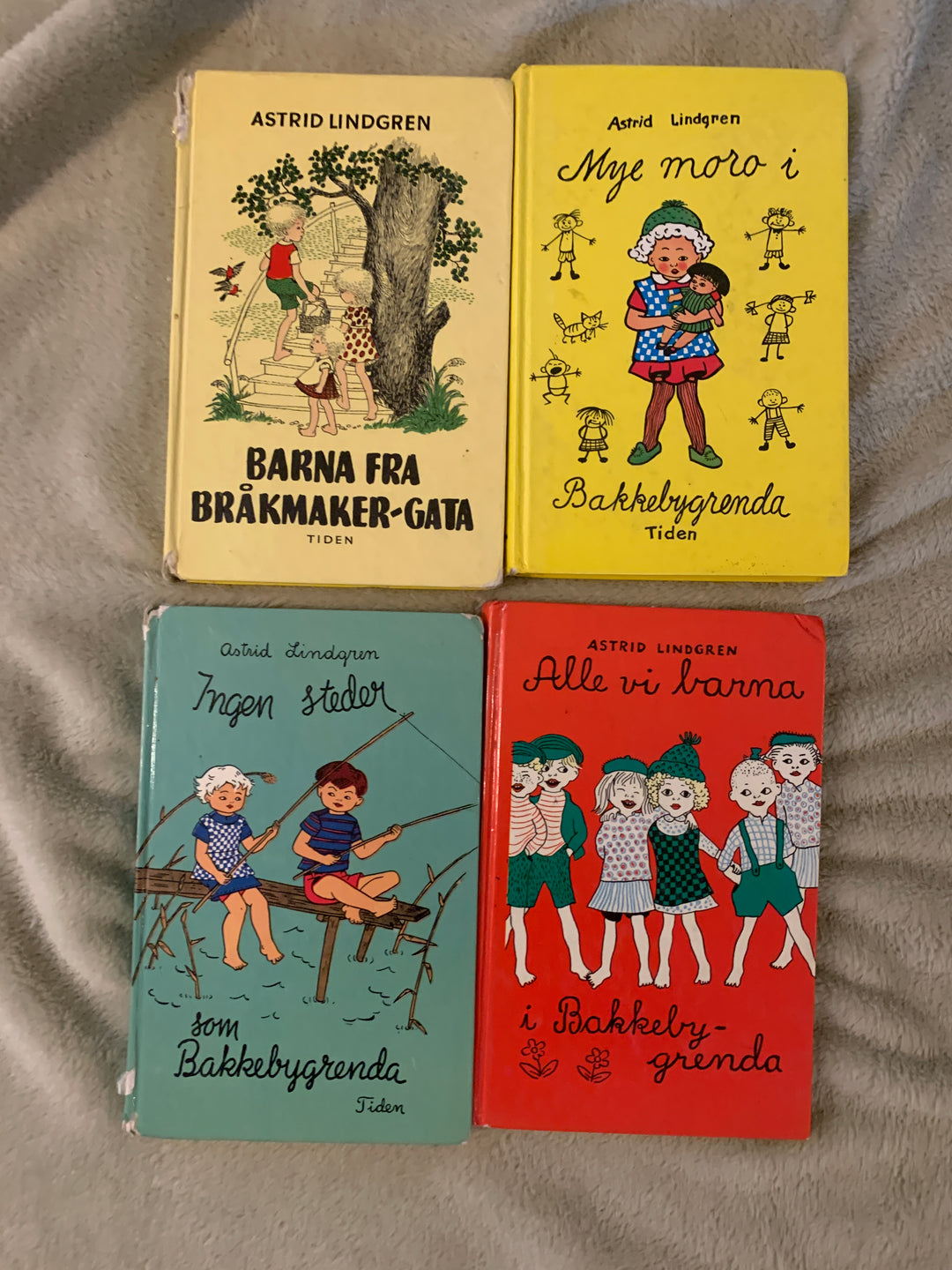 Astrid Lindgren barnebøker (4 bøker)
