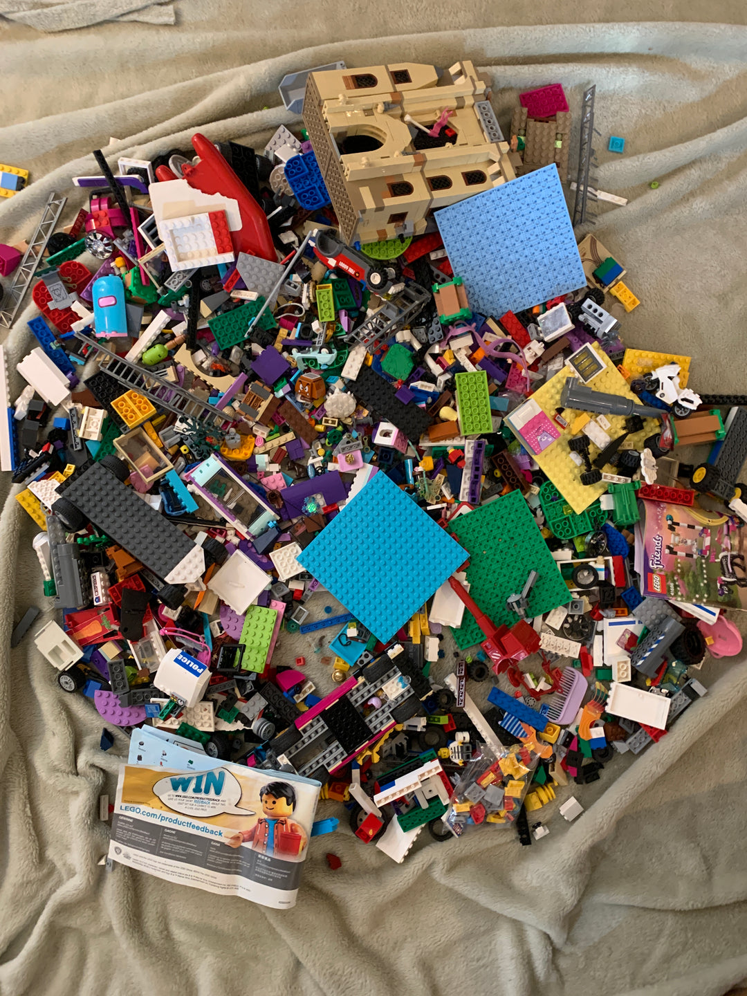 Stor samling Lego-klosser