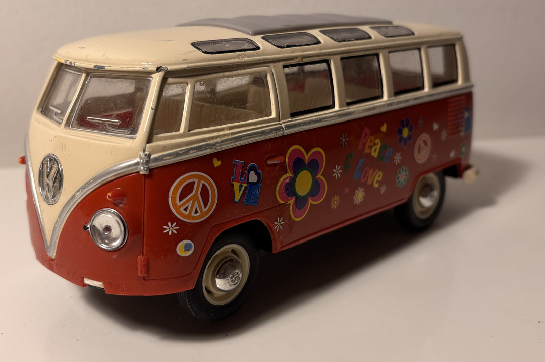 Volkswagen T1 Samba-buss «Peace & Love» – modellbil