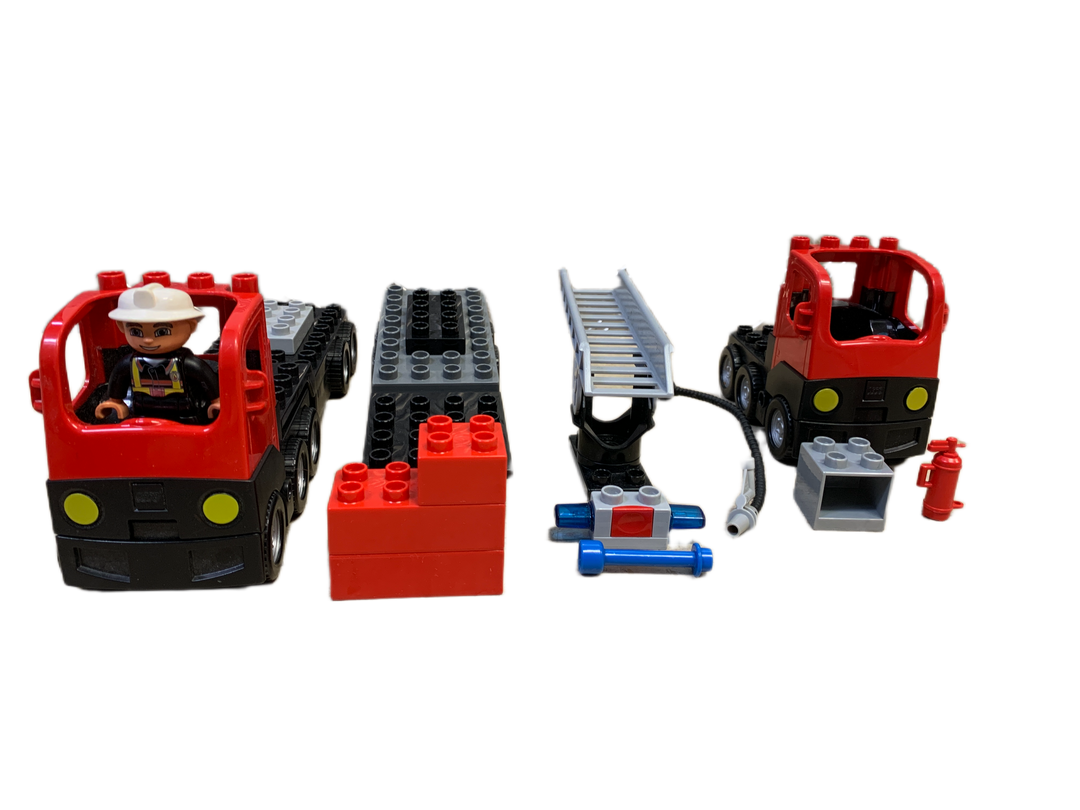LEGO DUPLO brannbil og brannutstyr