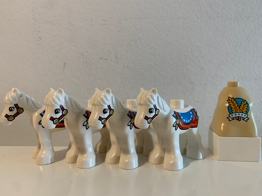 LEGO Duplo hester og tilbehør