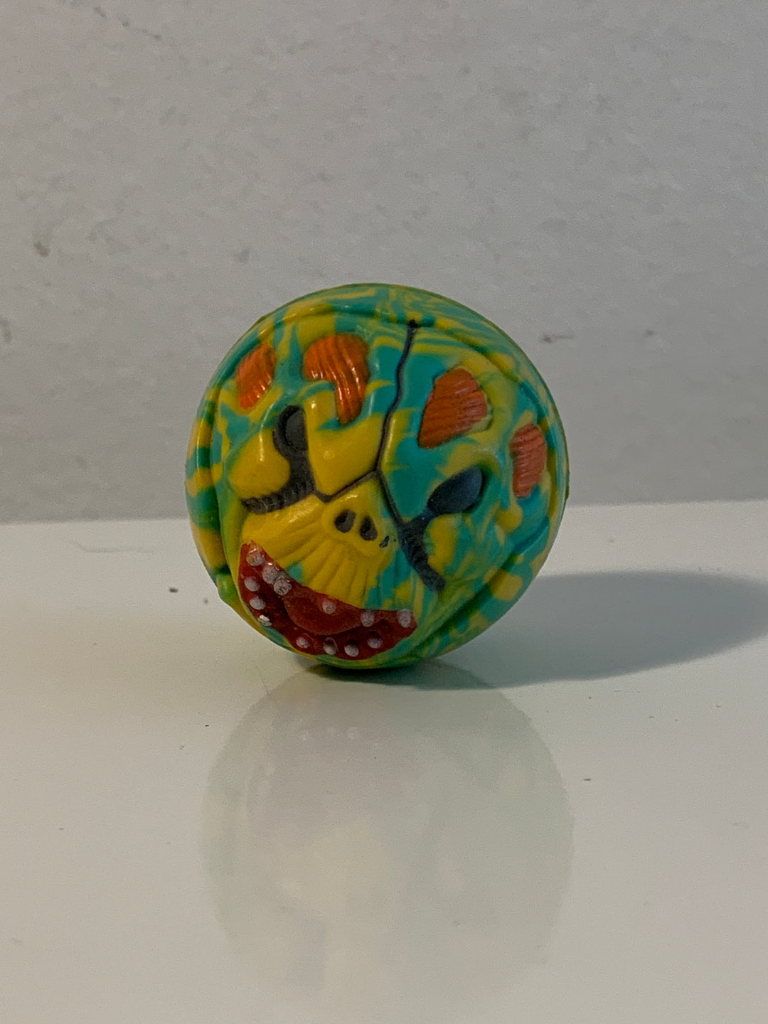 Monster-gummiball / Sprettertball (Grønn/Gul/Oransje)