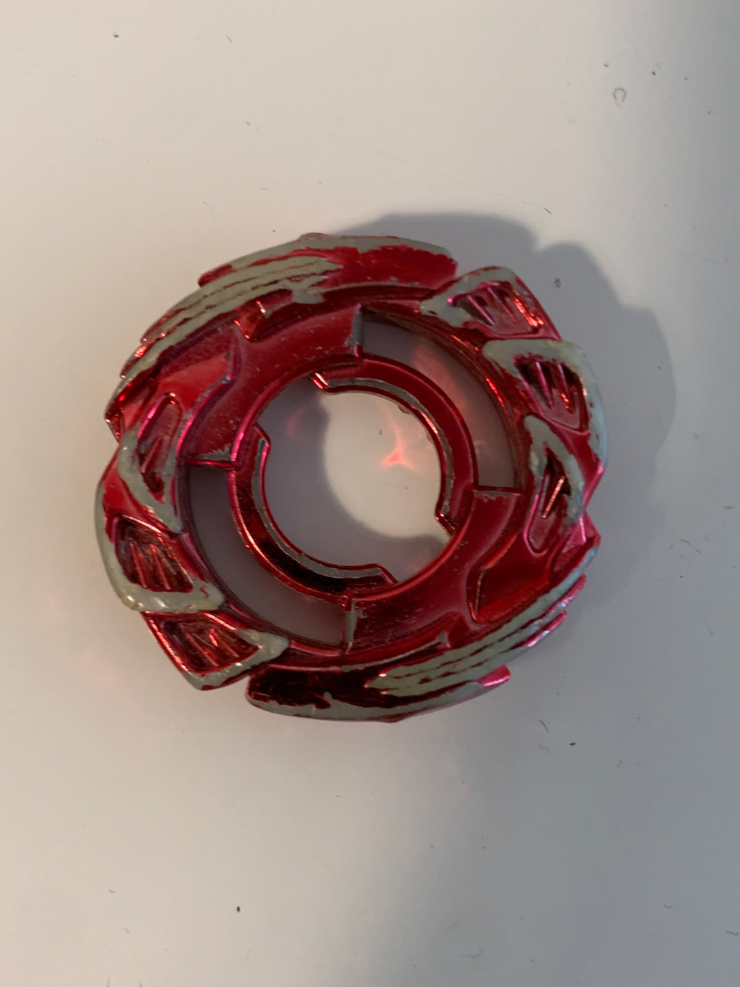Beyblades - Rød metallring (Metal Wheel / Energy Ring)