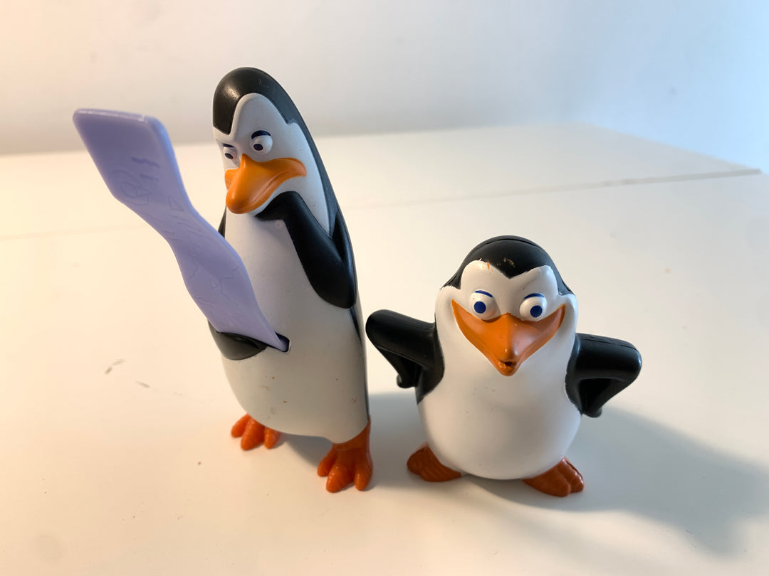 Pingviner fra Madagaskar (Figursett, 2 stk.)