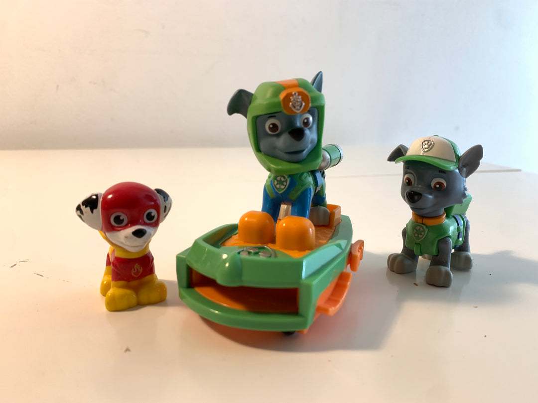 Paw Patrol lekefigur og kjøretøy