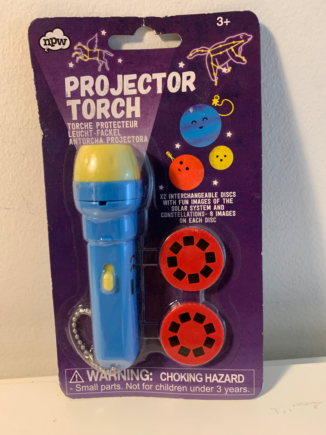 NPW Projector Torch / Lommelykt med bildeprojektor (Solformasjon)