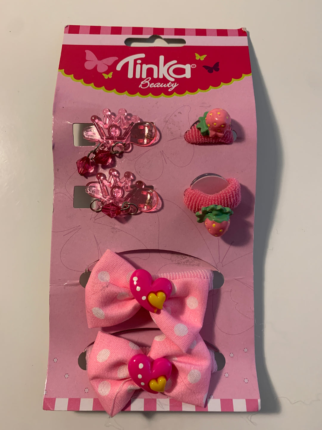 Tinka Beauty Hårpynt-sett (Prinsesse og Jordbær)