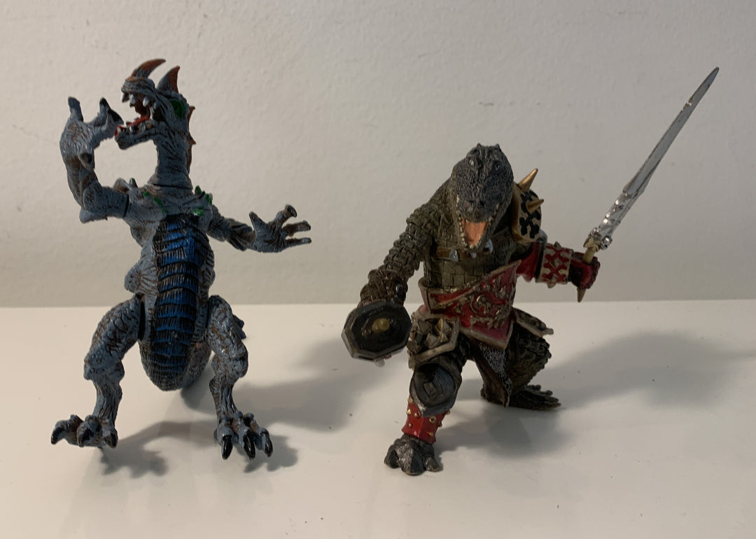 Papo – fantasyfigurer: drage og krokodillekriger