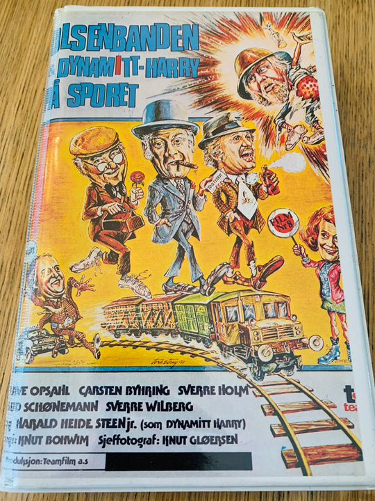 Olsenbanden & Dynamitt-Harry på sporet. 1977. Beta-film.