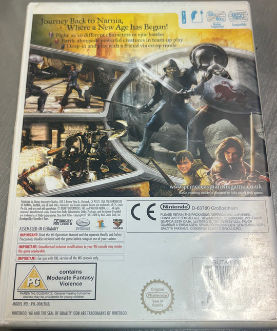 Disney’s Narnia - Prince Caspian. Wii.