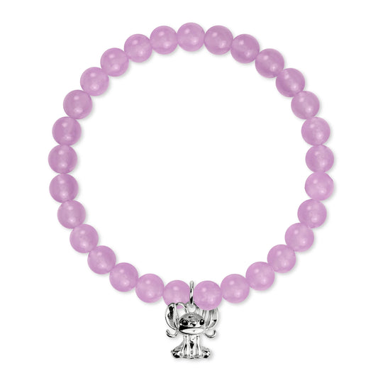 ANGEL - Beads Bracelet + Charm - Plated Brass