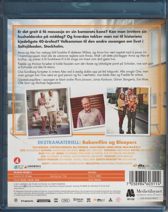 Solsidan: Sesong 2. 2011. Blu-ray.