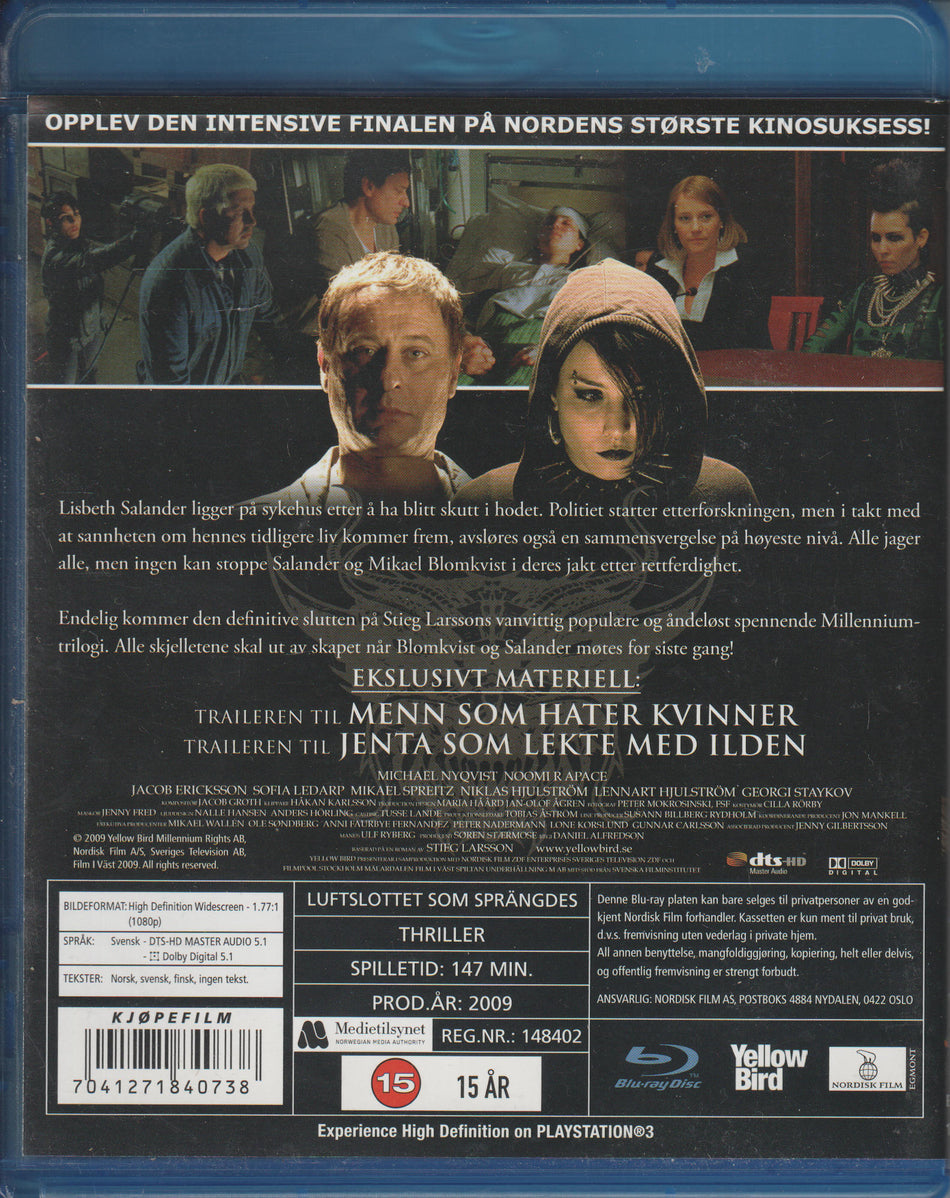 Luftslottet som sprengtes. 2009. Blu-ray.