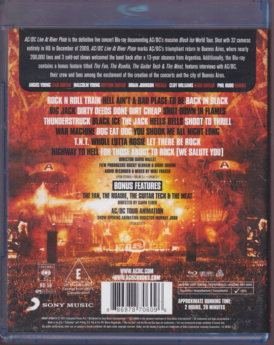 AC/DC: Live at River Plate. 2011. Blu-ray.