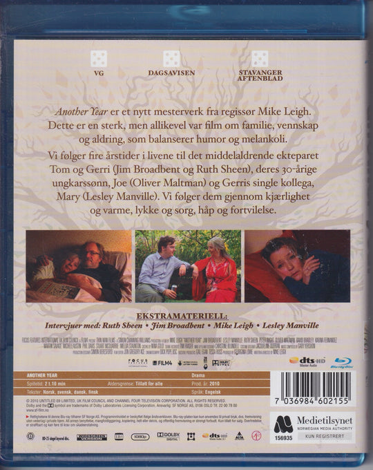 Another Year. 2010. Blu-ray.