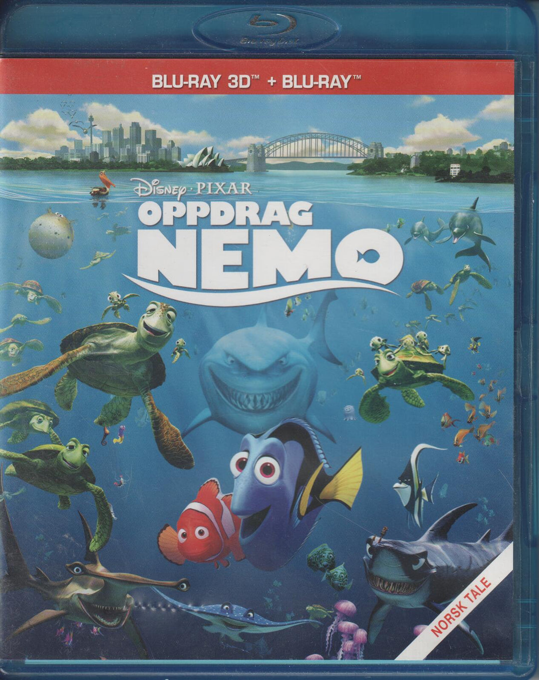 Oppdrag Nemo (Finding Nemo) 3D. 2003. Blu-ray.