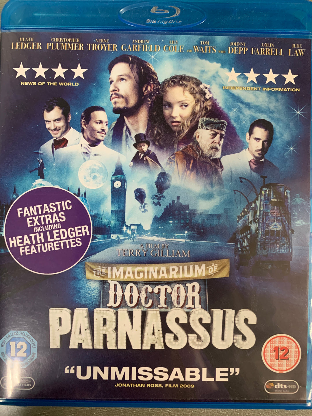 The Imaginarium of Doctor Parnassus. 2009. Blu-ray.