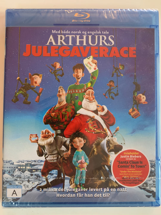 Arthurs julegaverace (Arthur Christmas). 2011. Blu-ray.