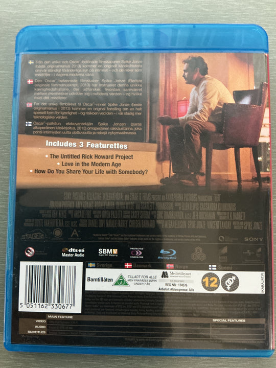 Her. 2013. Blu-ray.