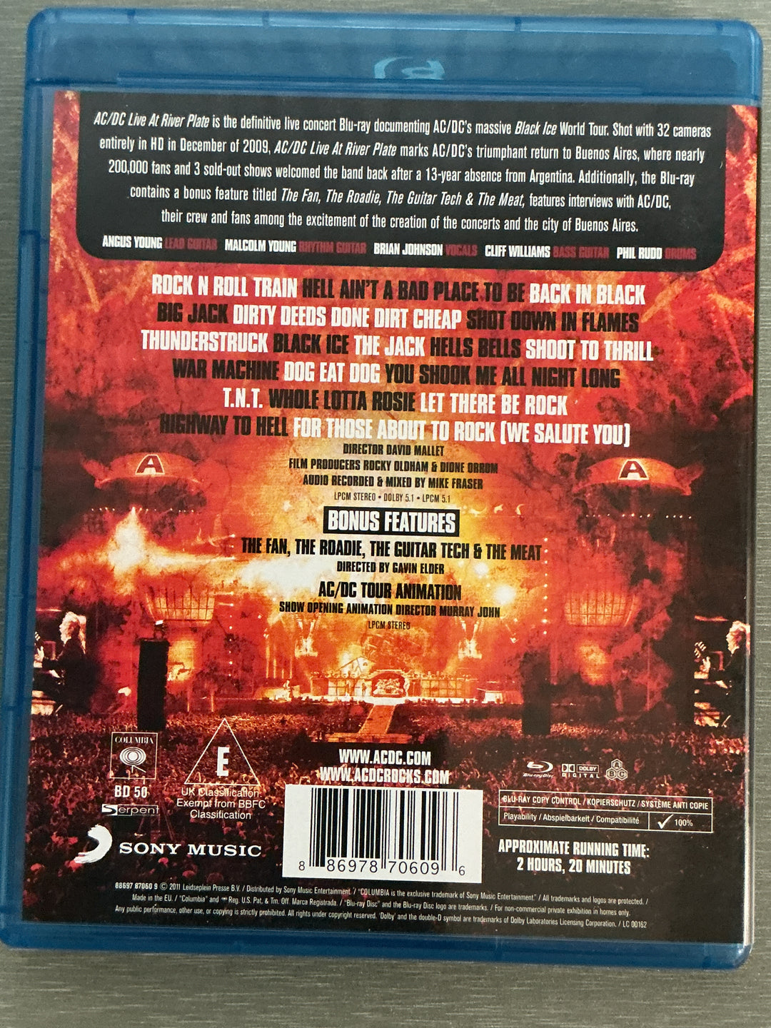 AC/DC: Live at River Plate. 2011. Blu-ray.