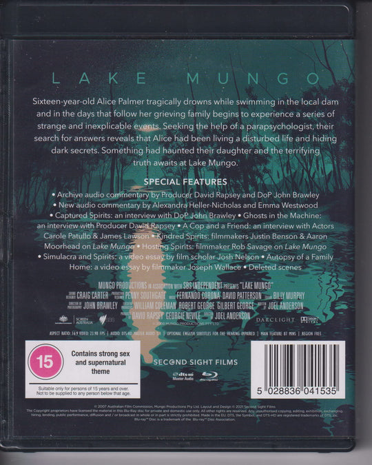 Lake Mungo. 2008. Blu-ray.