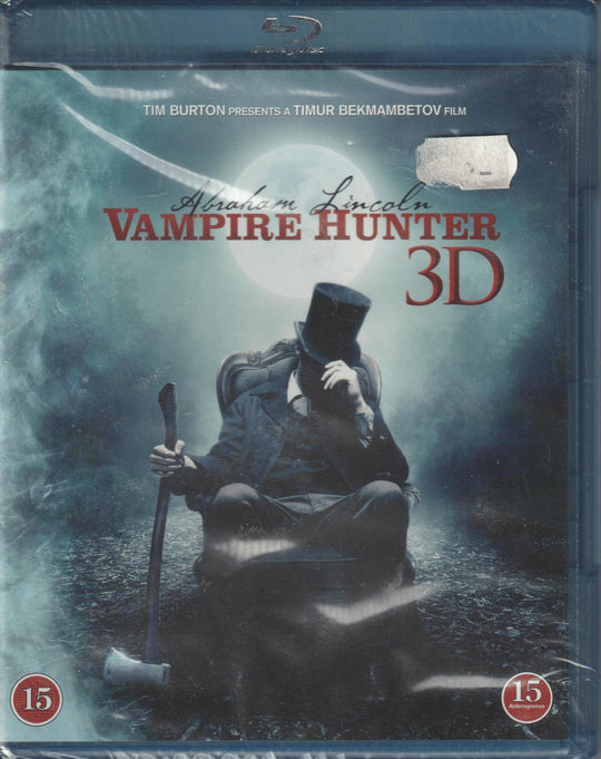 Abraham Lincoln: Vampire Hunter 3D. 2012. Blu-ray. Ny i plast!