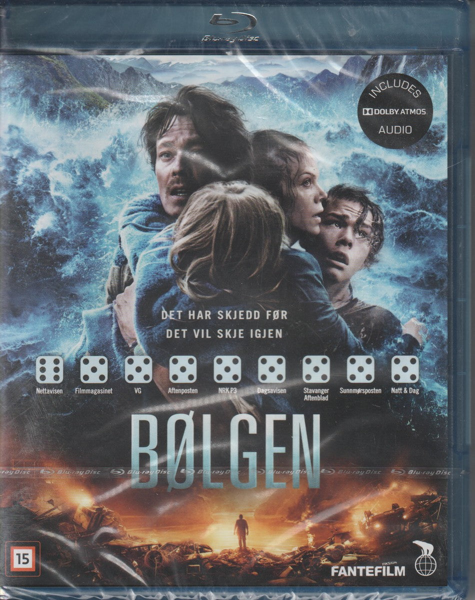 Bølgen. 2015. Blu-ray. Ny i plast!